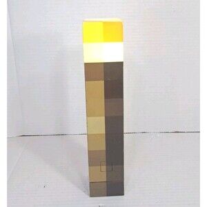 Minecraft Light-Up 11" Wall Torch Night Light ThinkGeek Tested & Working Majong